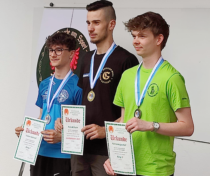 Patrick Augschöll bei der Preisverleihung